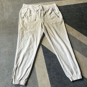 Athleta Farallon Off White Joggers